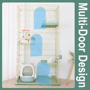 Merci all'ingrosso In magazzino Hoopet gabbia per mobili per gatti Extra Large con porta - Product Image 6