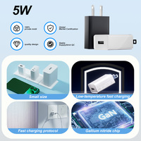 Novedades en Tendencia: Adaptador Universal Ecológico USB 5V1A 5W para Teléfono y Auriculares, Enchufe US EU UK AU, Venta al Por Mayor