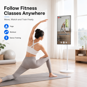 Écran intelligent mobile d'intérieur de 32 pouces, téléviseur intelligent tactile 1080P avec rotation et batterie pour le divertissement et le <span class=keywords><strong>yoga</strong></span> - Product Image 5