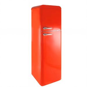Réfrigérateur manuel de type rétro givré 280L en gros Réfrigérateur à congélateur supérieur à double porte Réfrigérateur - Product Image 1