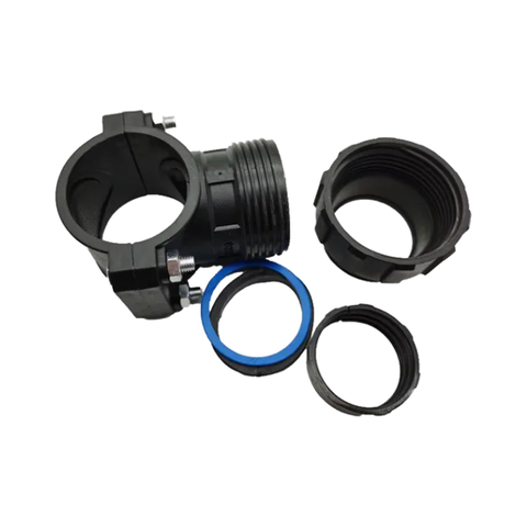 High Pressure PP Fittings Saddle Clamp with Smooth Thread Low Price Irrigation Accessory