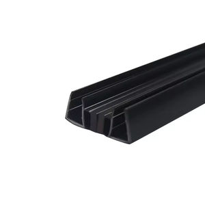 MOQ 100PCS Pvc Supper Clear Magnetic Door Seal Strip Glass Screen Shower Seal para 5mm, 6mm,8mm,10mm y 12mm - Product Image 2