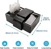 Boîtier CDI DC 6 broches haute performance et économique avec faisceau de câblage pour moteur vertical CG125 150 200 250cc, VTT, kart, moto tout-terrain, scooter
