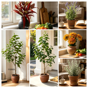 Árbol de Lavanda Artificial de 81 cm, Lavanda Esférica Artificial con Maceta de <span class=keywords><strong>Magnesia</strong></span>, Árbol Topiario para Decoración de Sala de Estar y Entrada - Product Image 5
