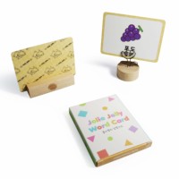 Ensemble de cartes de mots bilingues anglais-chinois, cartes illustrées de fruits et légumes, cartes flash pour l'apprentissage précoce des enfants, cartes en boîte