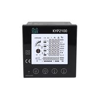 Analyseur de puissance intelligent LCD 72*72mm, compteur de puissance, RS485 Modbus, compteurs d'énergie triphasés, classe 0.5, 6A, 0-9999.9kWh