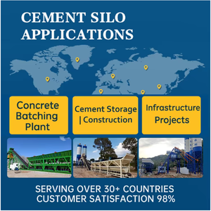 Industrielles Split-Typ Großlager 30 50 70 100 500t 2500 Tonnen 500kg 1000kg Neues Mini-Getreide-Zement-Tanksilo mit Waage - Product Image 4