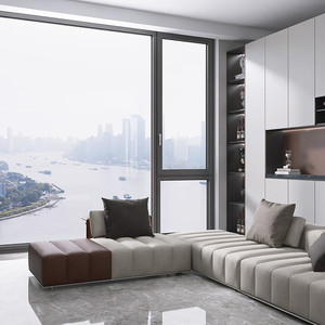 Tùy Chỉnh Cách Âm Nhiệm Vụ Nặng Nề Cửa Sổ Khung Hợp Kim Nhôm Hợp Kim Cửa Sổ Cho Ngôi Nhà - Product Image 6