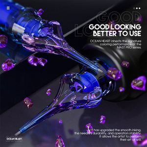 Mast Ocean Heart Aguja de tatuaje desechable Maquillaje permanente Cartucho de tatuaje 1R 7F para máquina de tatuaje universal Pluma Más nuevo - Product Image 4