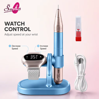 Nouvel Arrivage – Machine à Ongles Professionnelle Sans Fil en Métal, Rechargeable, avec Contrôle par Montre