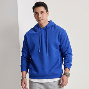 Sudadera con Capucha para Hombre, Estilo Urbano, Bordado Personalizado en la Parte Delantera, para Invierno, Mezcla de Poliéster/Algodón, Felpa, Secado Rápido, Gran Venta - Product Image 1