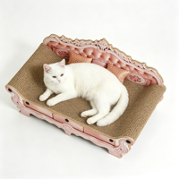 Canapé anti-dérapant et anti-griffures pour chat, résistant à l'usure, sans perte de fibres, griffoir pour chat, en carton ondulé, chaise longue pour chat, lit pour chat