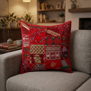 Or Fournisseur 16 "Patchwork Canapé Coussin Couvre - Product Image 3