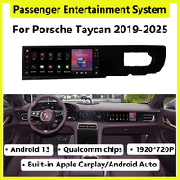 Layar Sentuh Co-pilot 11 Inci Carplay untuk Porsche Taycan 2019-2025 Android 13 Pemutar Video Hiburan Multimedia Penumpang