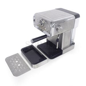 Macchina da <span class=keywords><strong>caffè</strong></span> Espresso in acciaio inossidabile Shell cambio leva singolo doppio tazza macchina da <span class=keywords><strong>caffè</strong></span> ricca schiuma 15 bar 1.8 L serbatoio - Product Image 5