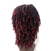 Perruques synthétiques tressées bon marché pour femmes noires, boucles crépues, transparentes, résistantes à la chaleur, avec sangle réglable et bonnet en maille élastique