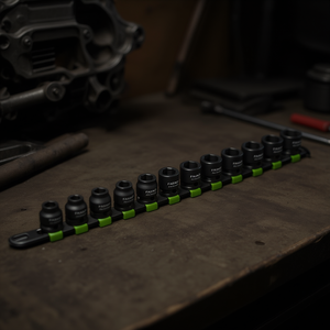 Juego de llaves de vaso FASAD de 12 piezas, con punta hexagonal métrica de 1/4 de pulgada, para reparación automotriz - Product Image 3