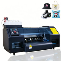 Mesin Cetak Digital Inkjet Profesional A3 DTF Printer Double XP600 Single Head Hoson Board untuk Film PET dan Kaos