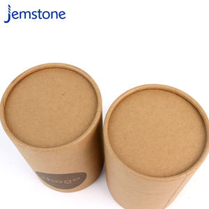 Custom Design Recyclable Food Herbal Gel Capsule Kraft Cardboard Cylinder Packaging Box <b>Protein</b> <b>Powder</b> Paper Tube Container - Product Image 3