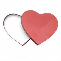 Boîtes en carton rigide transparentes imprimées UV en forme de cœur, boîte cadeau pour la Saint-Valentin