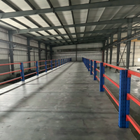 Plateforme en acier à grande portée pour entrepôt, structure industrielle en acier, mezzanine en acier