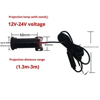 Projecteur de logo LED personnalisé pour Escape Room, maison hantée, projection de texte d'horreur, 12V 24V 36V, aluminium, garantie 1 an