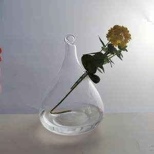 Vaso Sospeso in Vetro Moderno Fatto a Mano per Idroponica, Terrario Soffiato a Mano Marca Jingyi, Fiori per Matrimonio, Decorazione Casa, Vendita all'Ingrosso, Pezzo Unico - Product Image 3