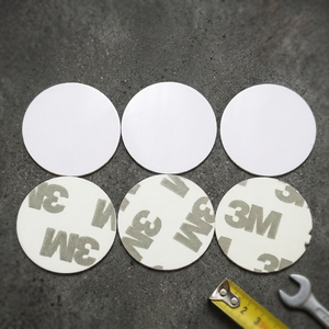 Factory Direct Commercial 13.56MHz NFC Mini Tag Sticker Adhesive Coin <b>Cards</b> Tags NFC215 NTAG213 PVC Waterproof for All NFC - Product Image 5