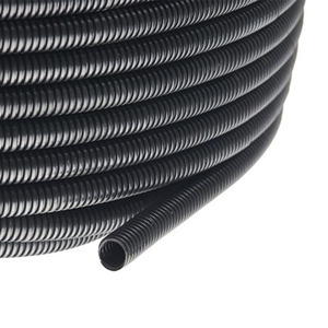 Anti-Twist Black Ad21.2 Corrugated Tubes Plastic Nylon Conduit Pipe Flexible Corrugated Pipe Hose