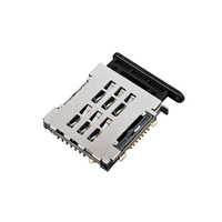 MUP Fabricación Push Pull con Aguja Micro SD + Ranura para Tarjeta Nano SIM 3 Elija 2 Conectores para Tarjeta Móvil