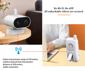 <span class=keywords><strong>Babyphone</strong></span> sans fil 720P avec écran de 2,8 pouces, caméra 2,4G, batterie 2000 mAh, détection de température, communication bidirectionnelle, vidéo et audio intelligents - Product Image 3