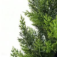 Künstlicher Kiefernbaum mit Topf Lebensechte Innen- und Außendekoration Realistischer Künstlicher Zypressenbaum für Zuhause Büro Feiertagsdekoration Grüner Akzent