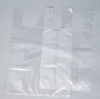Sacs en plastique tendance pour la collecte de la pollution, les produits d'emballage domestique et les sacs de courses en plastique type T-shirt