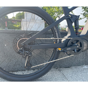 Bicicleta Eléctrica de Montaña de 1000w y <span class=keywords><strong>29</strong></span> Pulgadas, Bicicleta Eléctrica Ligera de Carbono con Suspensión Completa - Product Image 5