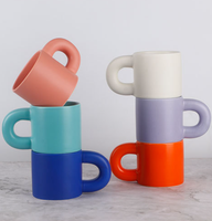 2025 nouvelle tasse en céramique 350ml grosse tasse en céramique avec revêtement