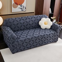 Housses de canapé épaisses 240 GSM, haute élasticité, antidérapantes, universelles, jacquard, tout compris, housse de fauteuil