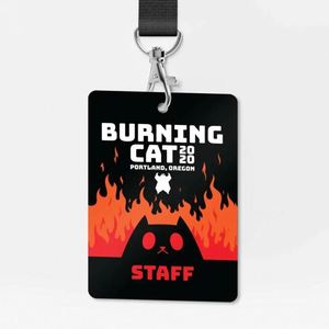 Custom Printed <b>Lanyard</b> with Event Passes Conference ID Badge Holder for Office Staff Exhibitions - Product Image 3
