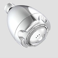 Pommeau de douche fixe à fonction personnalisée Ensemble d'accessoires de douche chromés Ensemble d'accessoires de robinet de salle de bain comprenant une pomme de douche