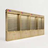 Armoire à cigarettes en métal personnalisée vitrine pour magasin de fumée avec vitrine en verre présentoirs à cigares pour bijoux et magasin de fumée