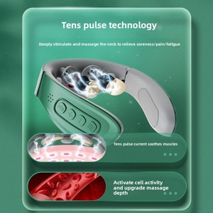Cross-Border Pulse Cervical Spine Massager Neck Fully Automatic Multifunctional <b>Heating</b> Massage Device EMS Microcurrent - Product Image 4