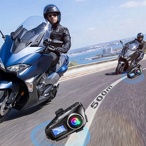 Q58 Max casco <span class=keywords><strong>moto</strong></span> Bluetooth citofono IP65 interfono impermeabile distanza 500 metri Multi-scena musica mista - Product Image 3