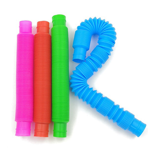 Hot Sale Colorful DIY Plastic Fidget Tube Toys Fidget Magic Pop Tube Fidget Toys - Product Image 2