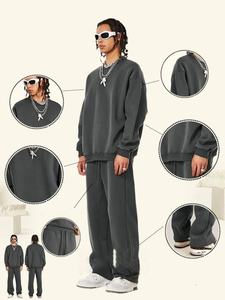 Pantalon de survêtement athlétique en gros de haute qualité homme hiver ample taille élastique pantalon décontracté fitness pour homme - Product Image 2