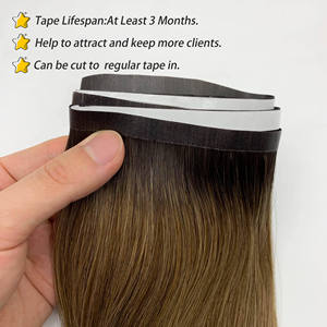 Extensiones de Cabello Largas con Cinta Adhesiva, Extensiones de Cabello Humano con Cinta Adhesiva de Doble Trama, Extensiones de Cabello con Cinta Adhesiva 100% Cabello Europeo Virgen - Product Image 5