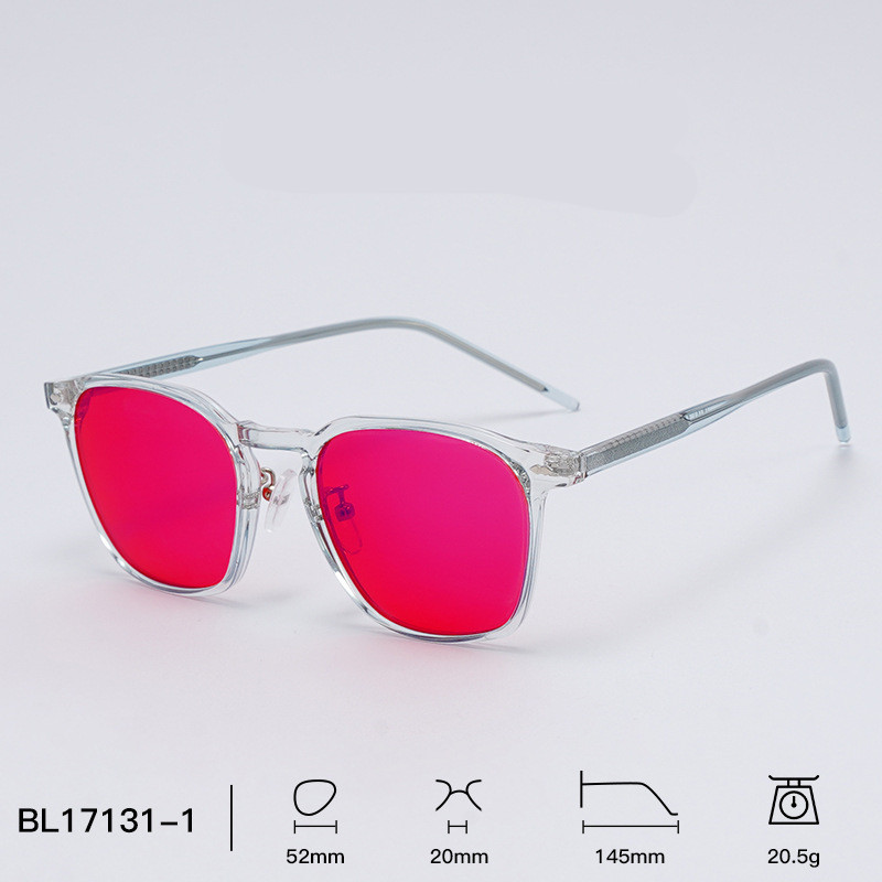 Clear red lens