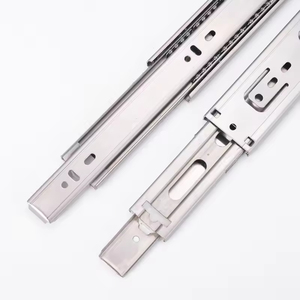 Correderas y guías telescópicas de extensión total de 45 mm con rodamientos de bolas de acero y plástico de doble vía <span class=keywords><strong>para</strong></span> <span class=keywords><strong>cajones</strong></span> de dormitorios - Product Image 3