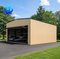 Hangar Professionale in Acciaio Zincato con Rivestimento Anticorrosione, Struttura a Campata Libera, Alta Resistenza al Vento, Durevole