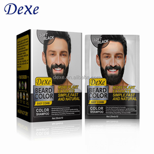 Shampoo colorant pour barbe bio Dexe, crème colorante grise noire pour hommes et femmes, peigne du fabricant d'origine inclus, OEM ODM - Product Image 5