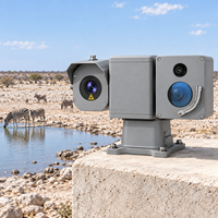 Caméra de surveillance thermique longue portée PTZ anti-chasse au rhinocéros pour la conservation des rhinocéros