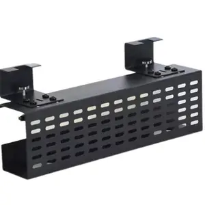 Cable Organize Home Office Computer Standing Metal Power Strip Holders Desk Cable Tray